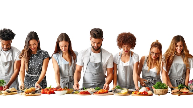 Zespół przy stole kuchennym